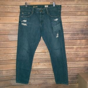 AG The Nikki Cropped Relaxed Skinny 32